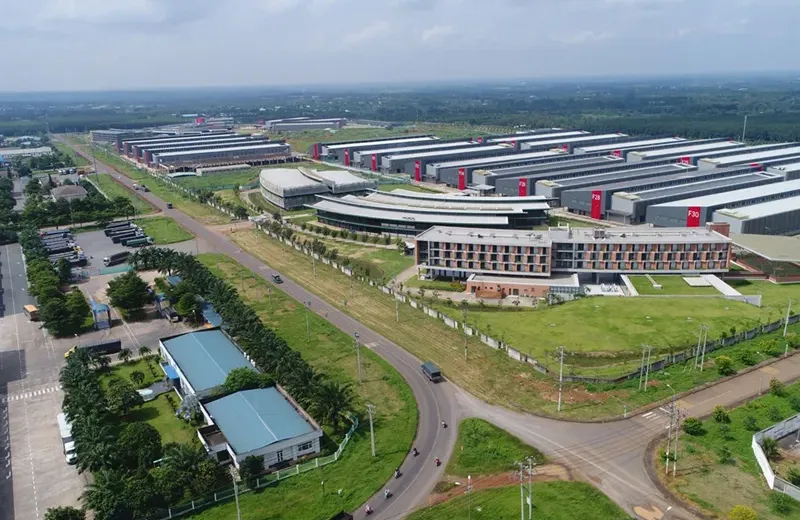 Khu công nghiệp nhìn từ trên cao