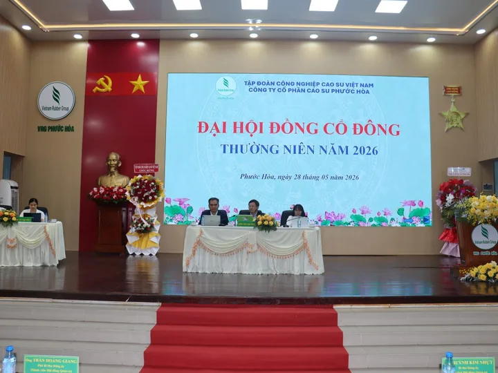 Đại hội đồng cổ đông thường niên 2026 Cao su Phước Hòa